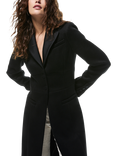 PAIGE Queens Wool Blend Coat, Black