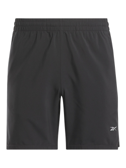 Reebok Men's Lightweight Woven Running Shorts, Black, Black
