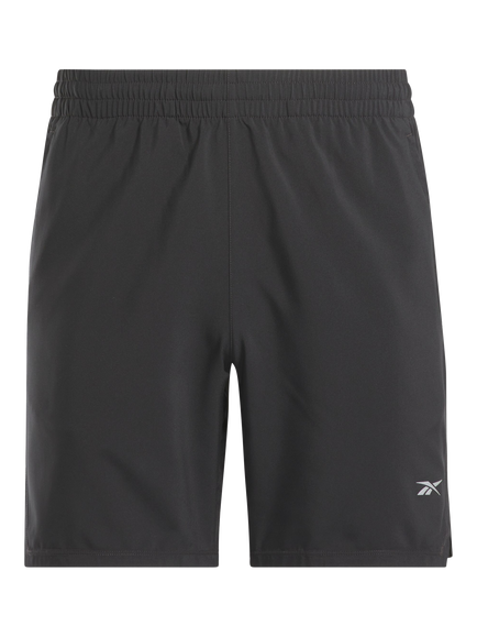 Reebok Men's Lightweight Woven Running Shorts, Black, Black