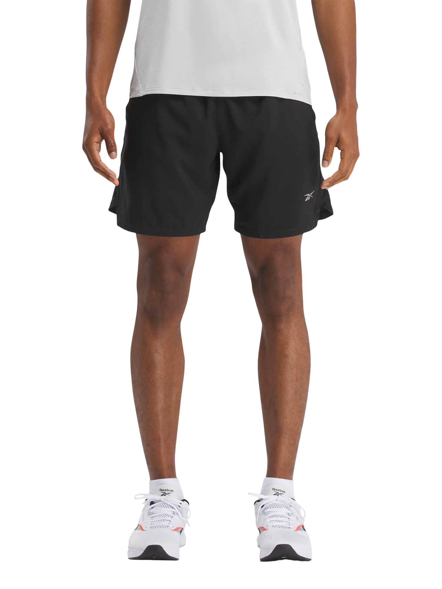 Reebok Men s Lightweight Woven Running Shorts Black
