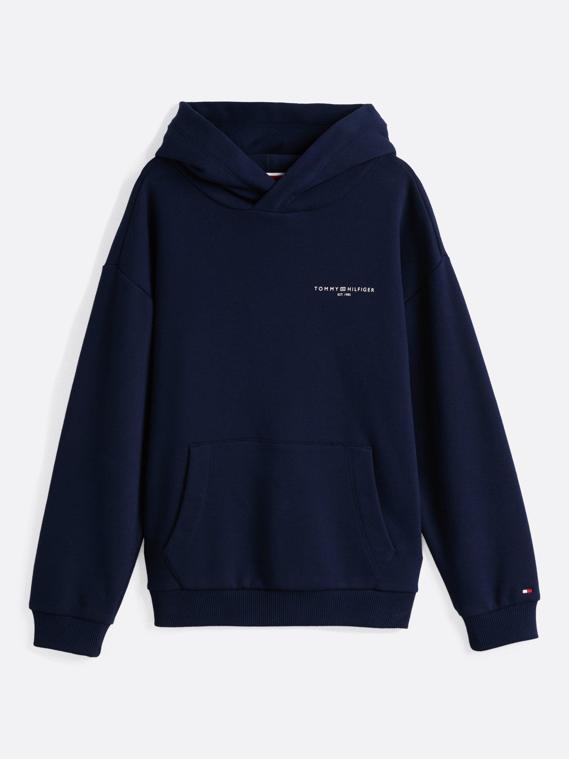 Product image 4 of 6, which shows Tommy Hilfiger Kids' Hoodie, Dark Night Navy, 10 years