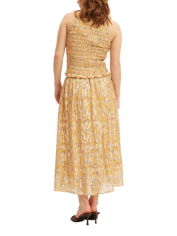 SUMMERY Copenhagen Noor Smock Top, 646 Cornsilk - view 2, 646 Cornsilk