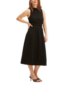 SUMMERY Copenhagen Elodie Halter Neck Dress, Black, Black