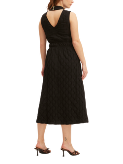 SUMMERY Copenhagen Elodie Halter Neck Dress, Black - view 2, Black