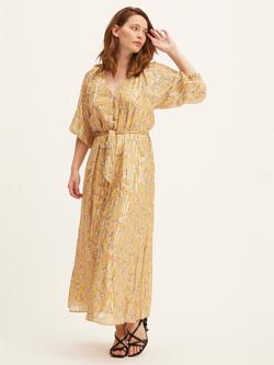 SUMMERY Copenhagen Noor Button Dress, Cornsilk - view 2, Cornsilk