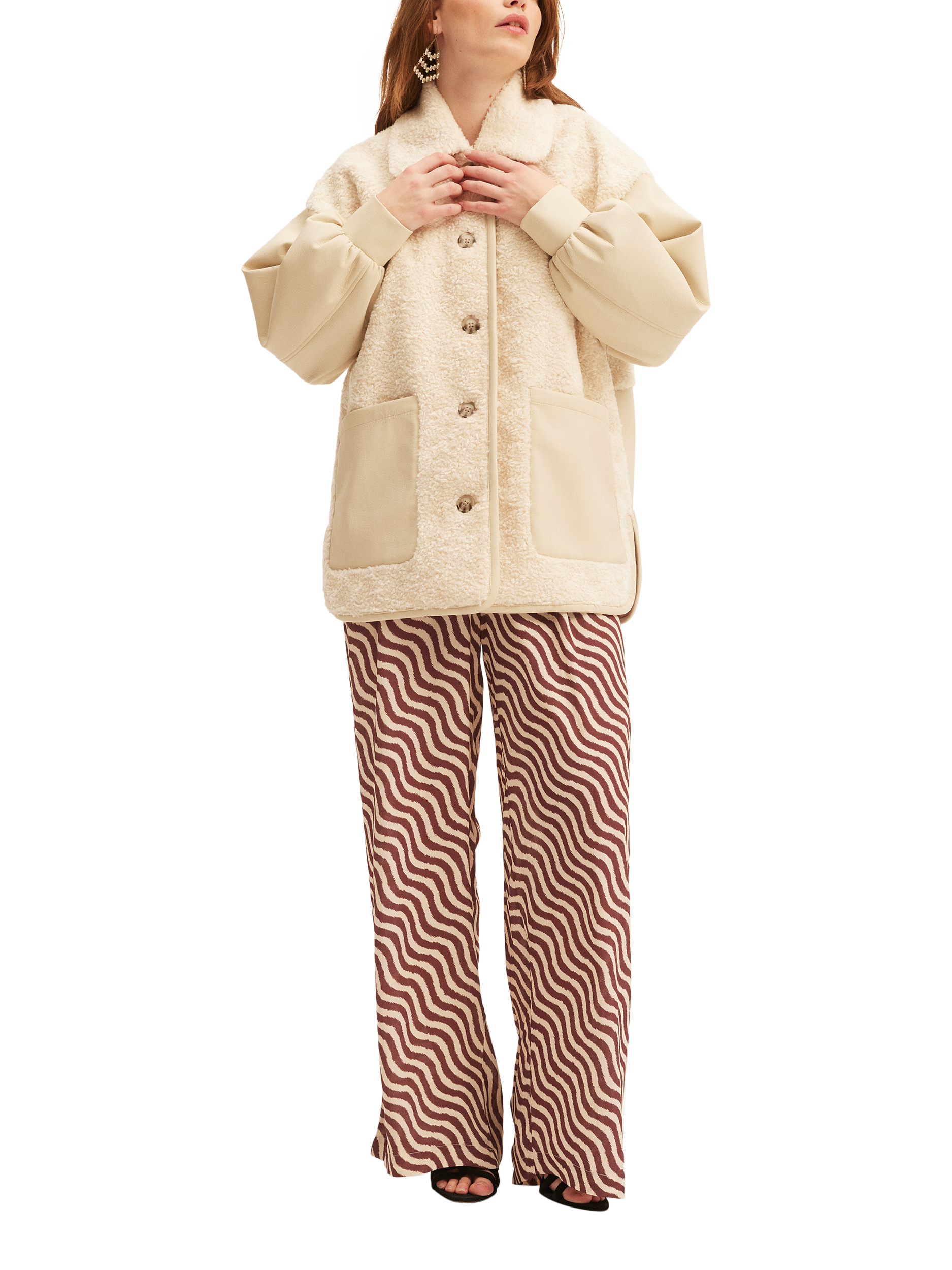 Product image 1 of 4, which shows SUMMERY Copenhagen Zian Jacket, 521 Ecru, XS