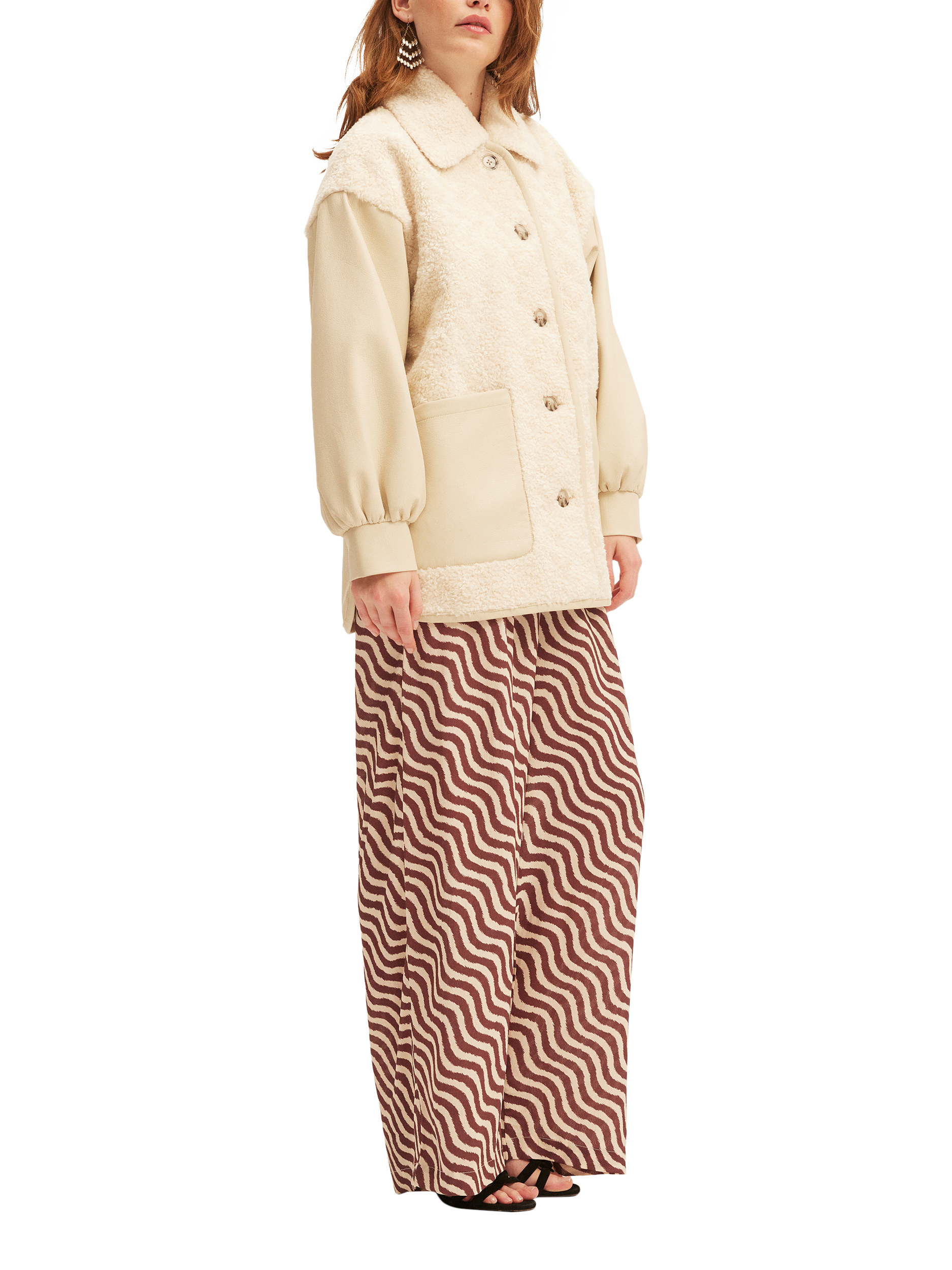 Product image 2 of 4, which shows SUMMERY Copenhagen Zian Jacket, 521 Ecru, XS