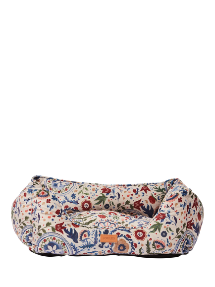 Joules Floral Box Dog Bed, Multi