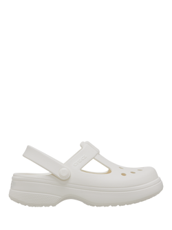 Crocs Kids' Mary Jane Clogs, White, White