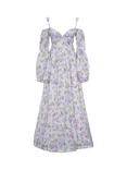 Aqua Blu Wisteria Sarah Flared Maxi Dress, Wisteria