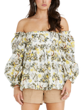 Aqua Blu Kristen Top, Clementine