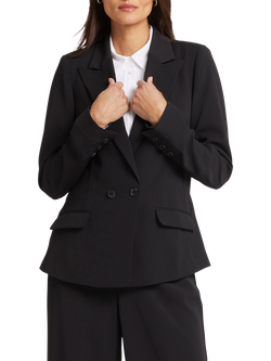 NYDJ Modern Blazer, Black, Black