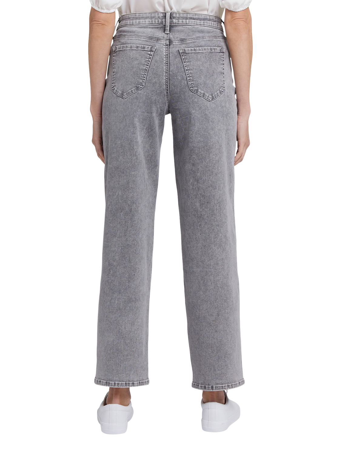 Product image 2 of 6, which shows NYDJ Jemma High Rise Barrel Jeans, Creekside, 4