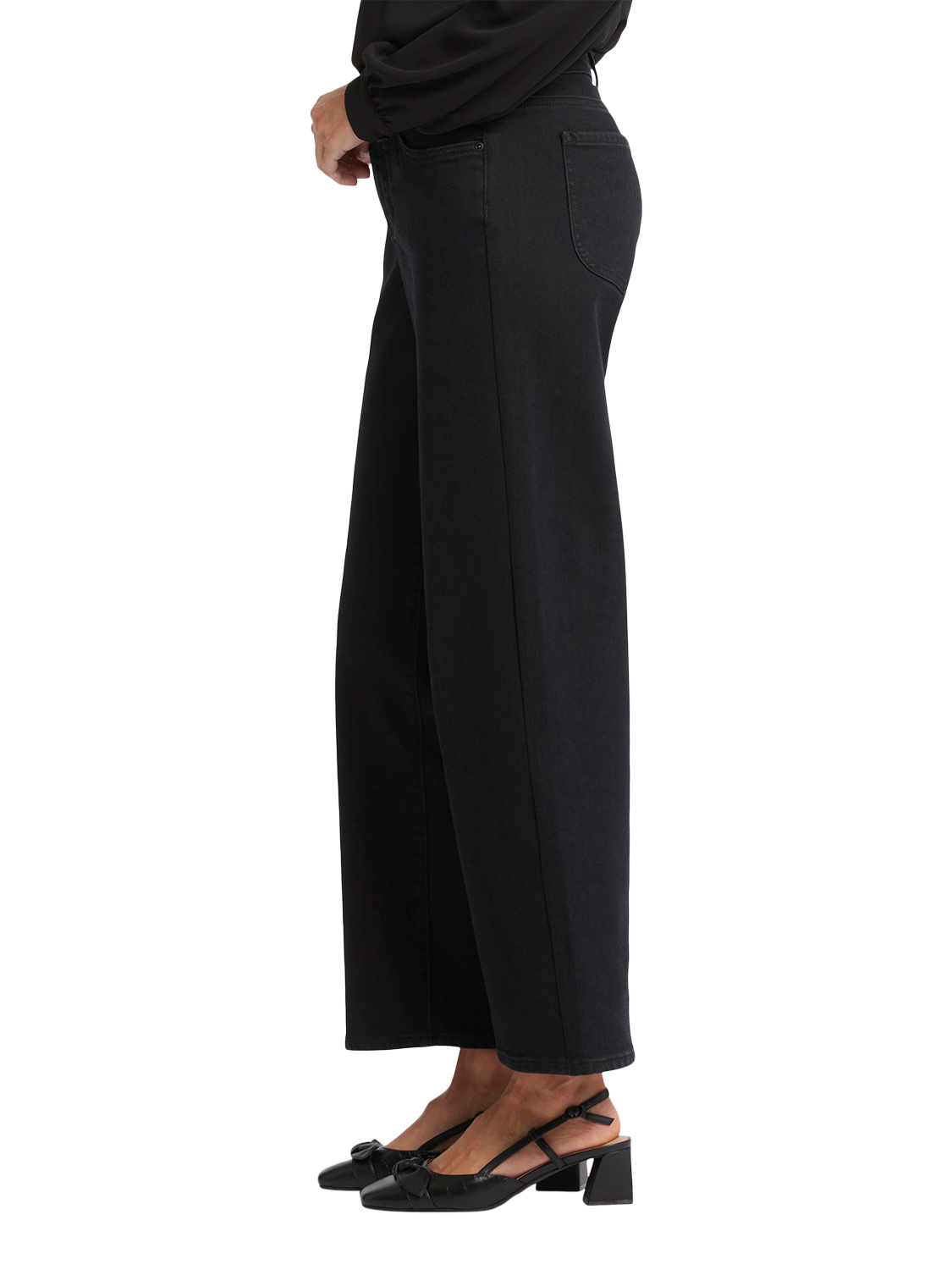 Product image 3 of 6, which shows NYDJ Jemma High Rise Barrel Jeans, Night Tides, 4