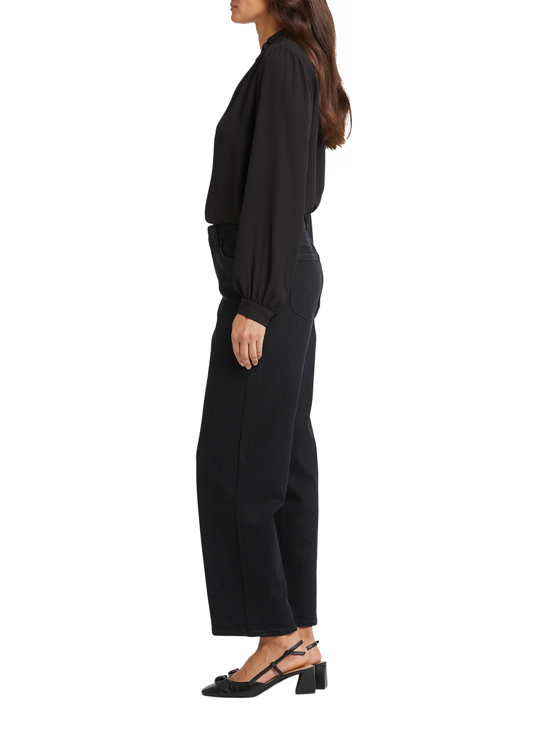 Product image 5 of 6, which shows NYDJ Jemma High Rise Barrel Jeans, Night Tides, 4