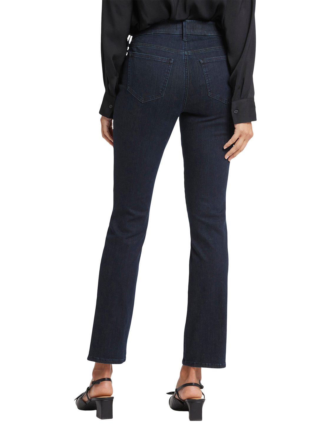 Product image 2 of 6, which shows NYDJ Waist-Match™ Sheri Slim Jeans, Midnight Falls, XS