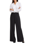 NYDJ Wide Leg Trousers, Black