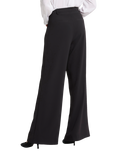 NYDJ Wide Leg Trousers, Black