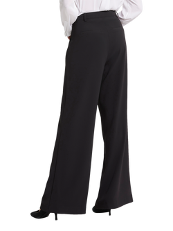 NYDJ Wide Leg Trousers, Black - view 2, Black