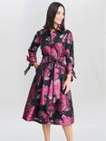 Gina Bacconi Lauren Jacquard Shirt Dress