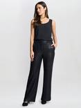 Gina Bacconi Leilani Sequin Trousers, Black