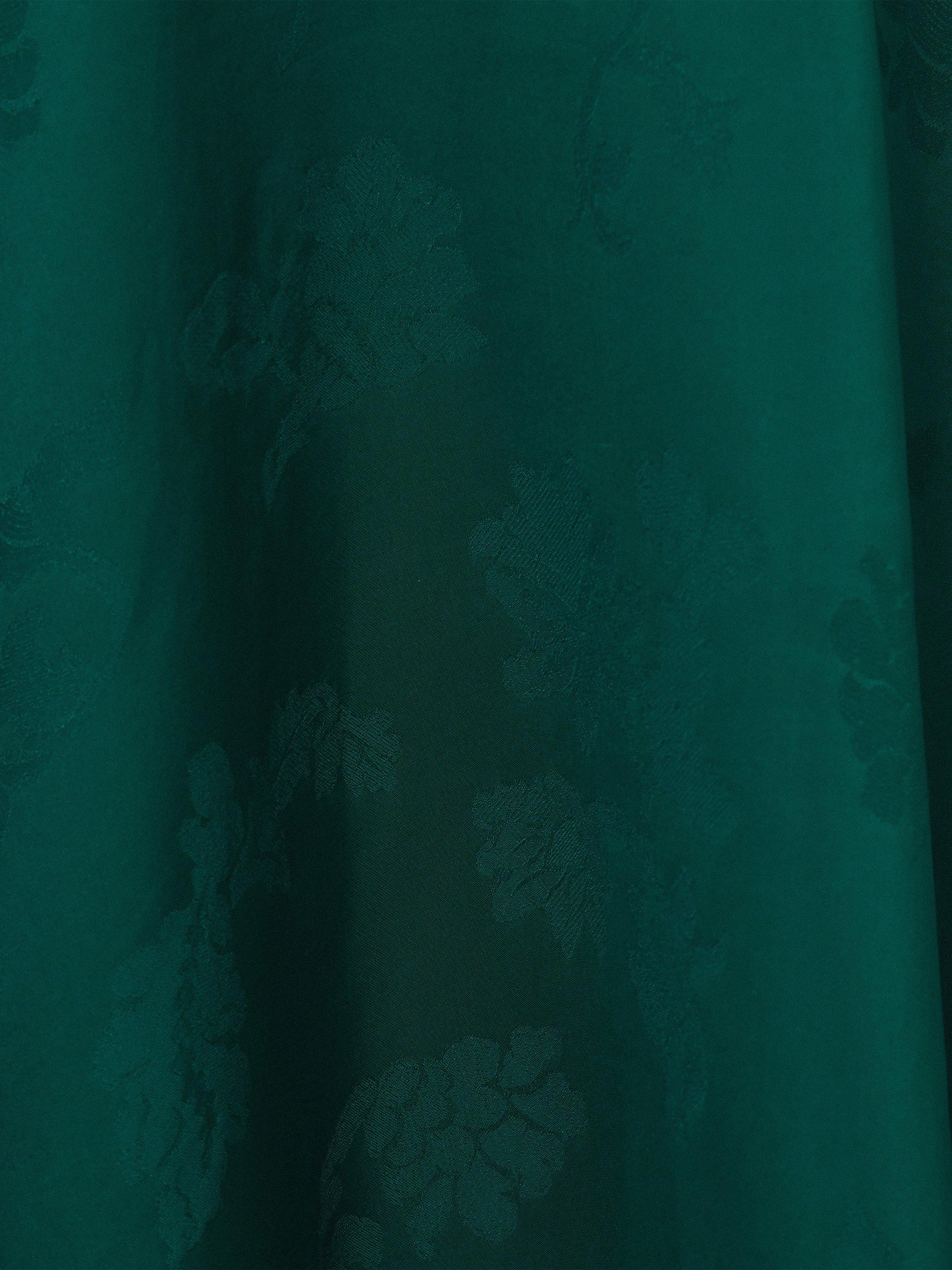 Product image 5 of 6, which shows Jigsaw Floral Jacquard Midi Skirt, Green, 8