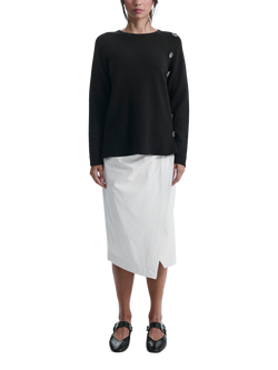 James Lakeland Side Button Jumper, Black