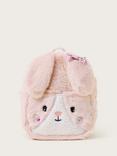 Monsoon Kids' Betsy Faux Fur Bunny Backpack, Pink