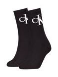 Calvin Klein Ribbed Socks, Black