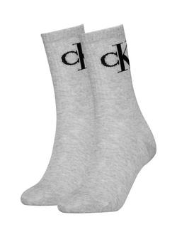 Calvin Klein Ribbed Socks, Light Grey, Light Grey