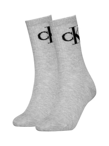 Calvin Klein Ribbed Socks, Light Grey, Light Grey