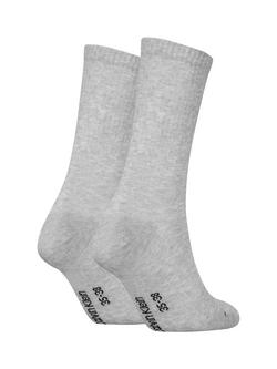 Calvin Klein Ribbed Socks, Light Grey - view 2, Light Grey