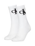 Calvin Klein Ribbed Socks, White