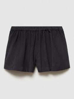 Mango Kids' Rina Shorts, Charcoal - view 2, Charcoal