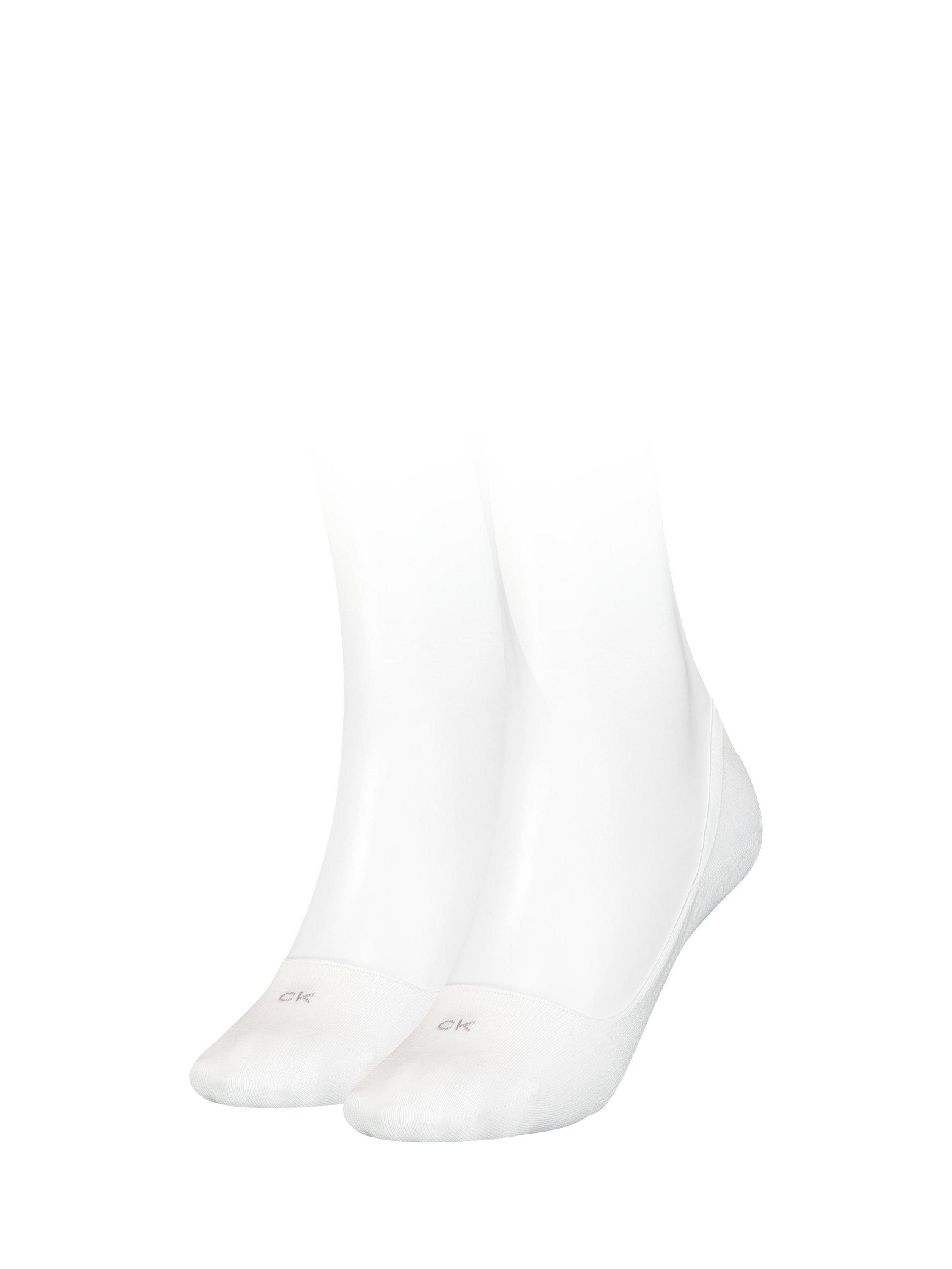 Calvin Klein Hailey Trainer Socks, Pack of 2, White
