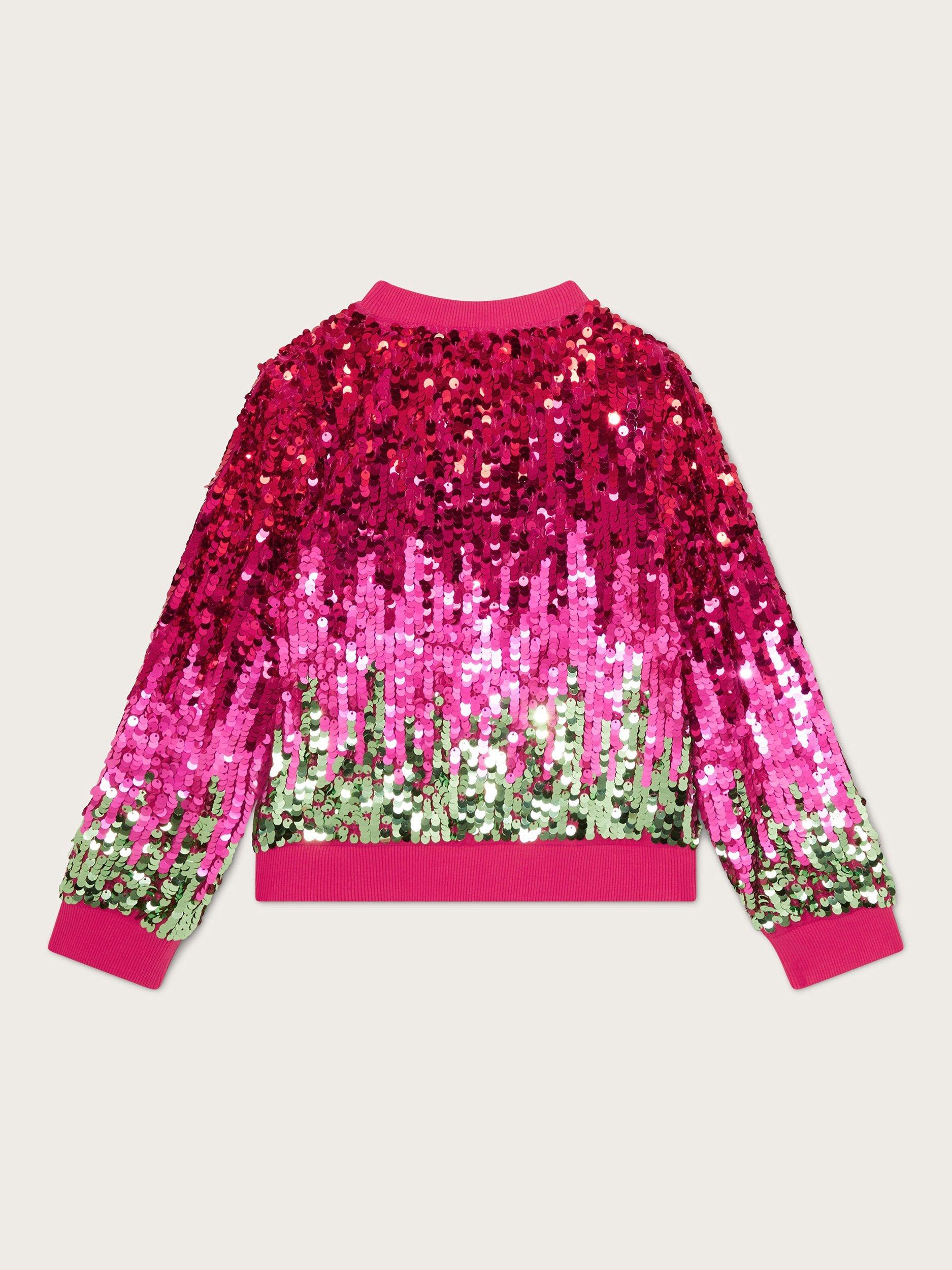 Pink sparkly jacket hotsell