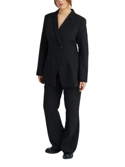 A-VIEW Kelly High Waist Flared Trousers, Black