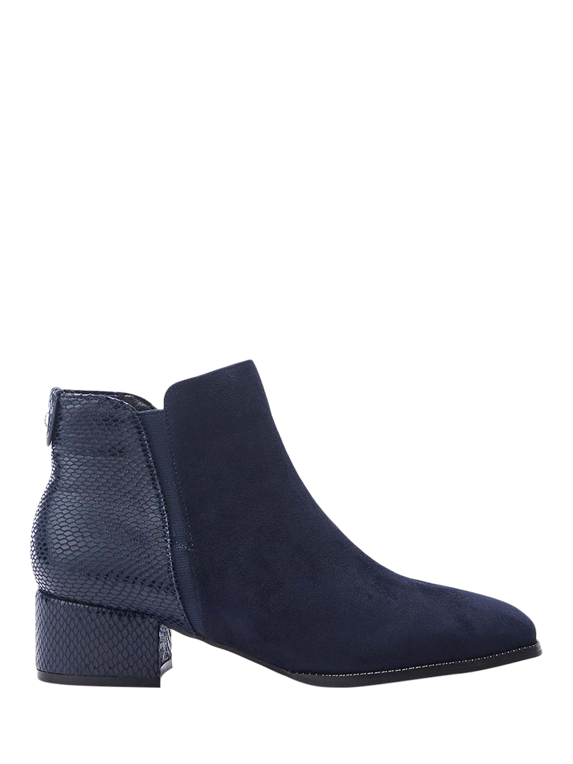 Moda in pelle navy boots deals