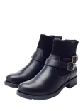 Moda in Pelle Shoon Oakridge Leather Buckle Ankle Boots