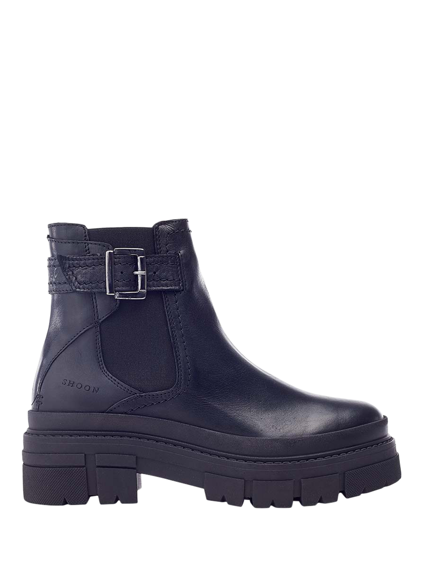 Product image 1 of 4, which shows Moda in Pelle Shoon Oller Leather Chelsea Boots, Black, 7