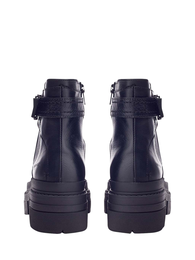 Product image 3 of 4, which shows Moda in Pelle Shoon Oller Leather Chelsea Boots, Black, 7