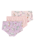 Lindex Kids' Unicorn Briefs, Pack of 3, Multi