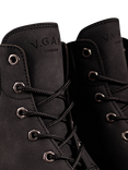 V.GAN Vegan Tarwi Lace-Up Boots, Black