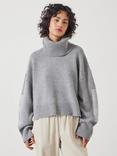 HUSH Livvy Detachable Roll Neck Pure Merino Wool Jumper