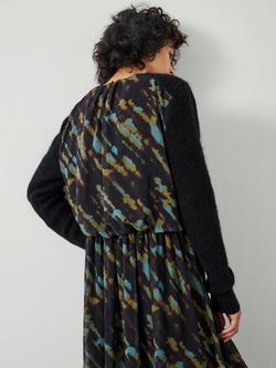 HUSH Clara Knit Woven Dress, Tie Dye Green - view 2, Green