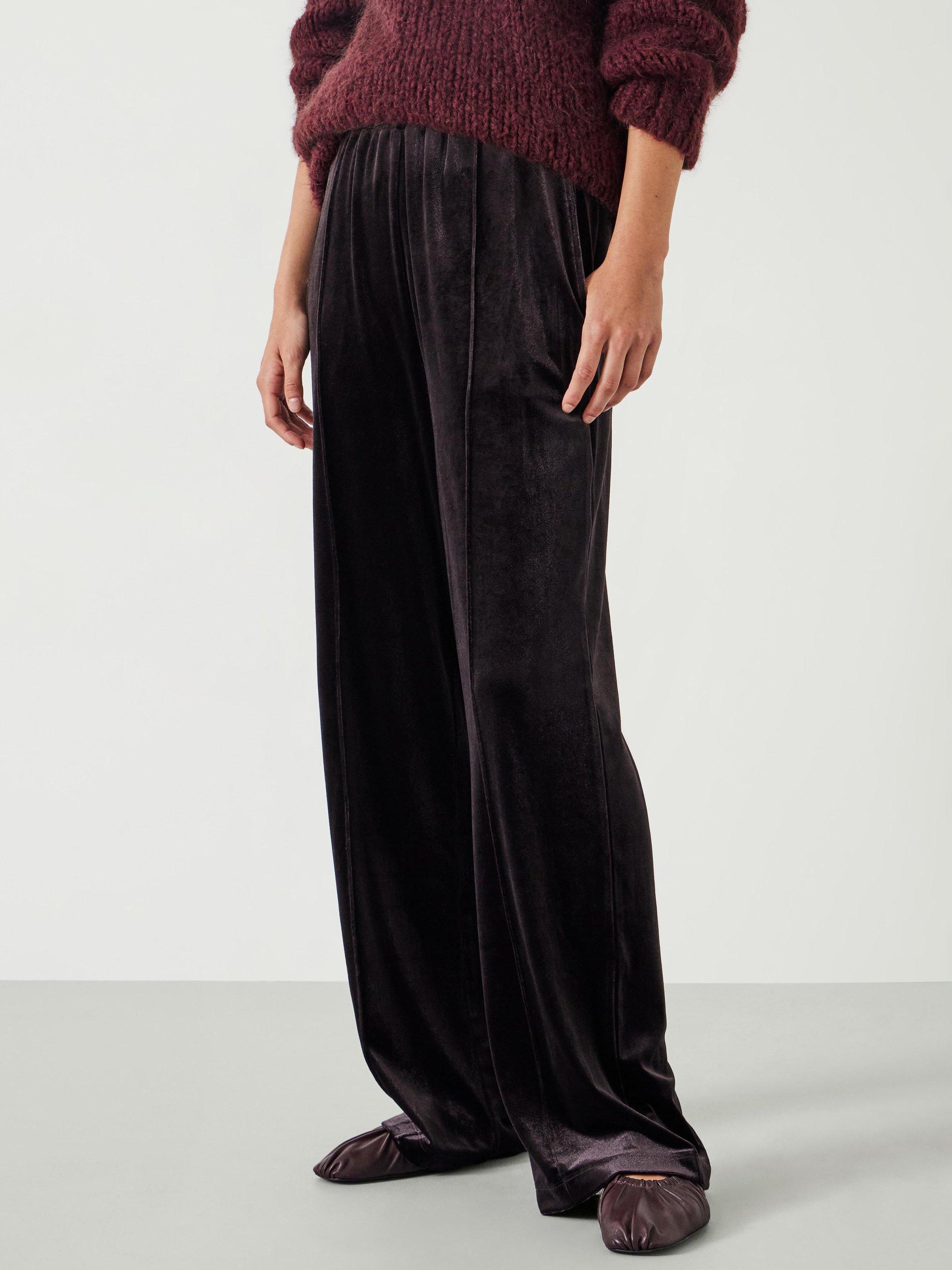 Velvet jogging trousers hotsell