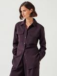 HUSH Lara Utility Wool Blend Shirt