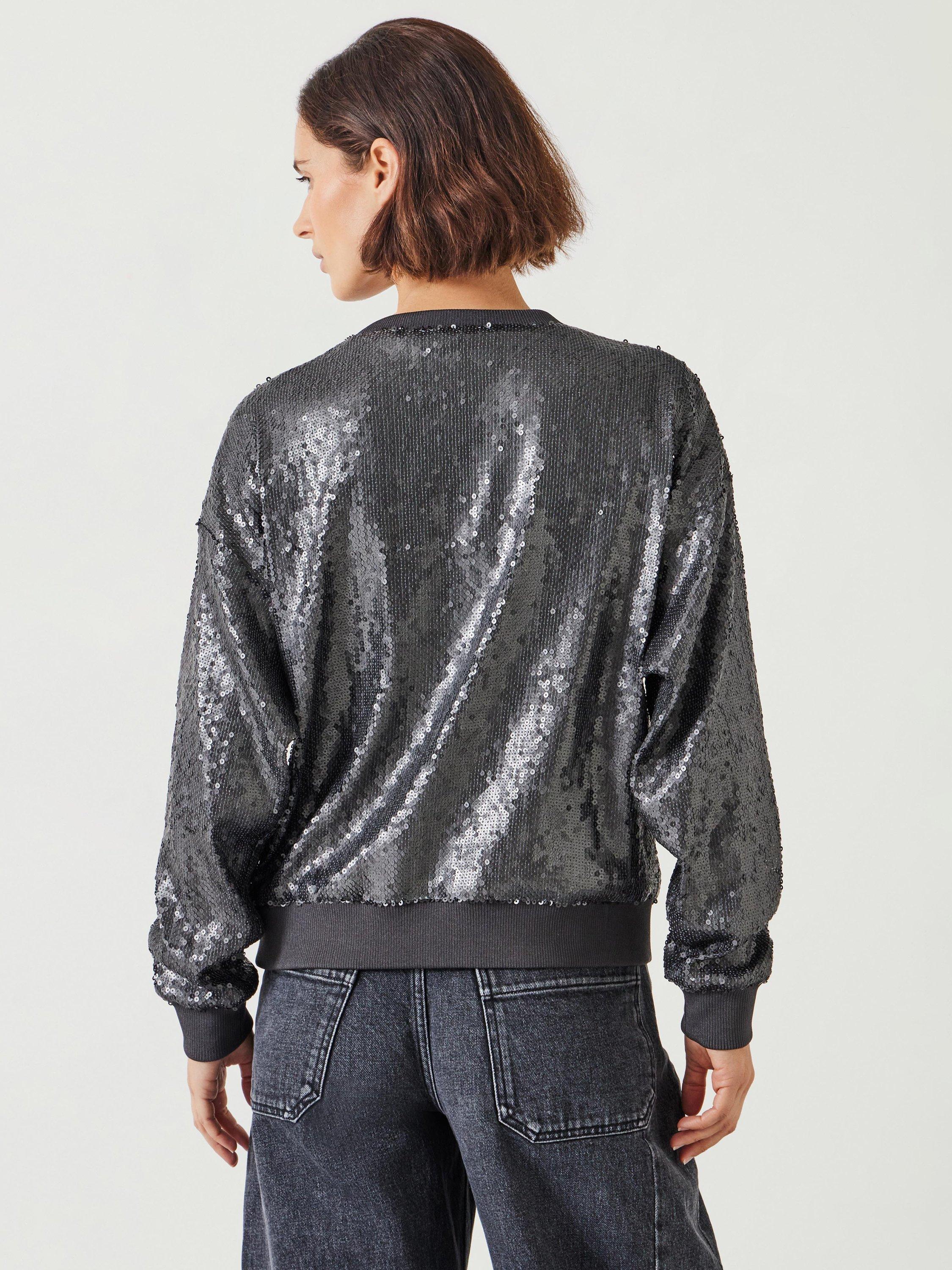 Hush sequin sweatshirt clearance