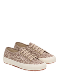 Superga 2750 Cotu Jaguar Print Canvas Trainers, Brown/Beige