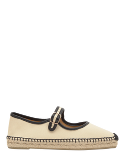 Castañer Padua Cotton Mary Jane Ballerina Pumps, Crudo, Crudo